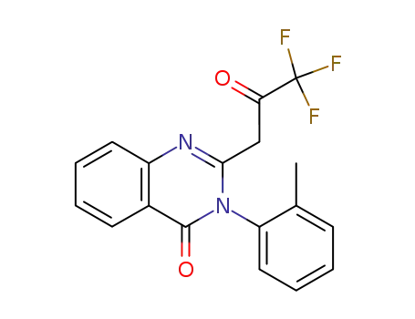 3-(2-methylphenyl)-2-(3,3,3-trifluoro-2-oxopropyl)quinazolin-4-one