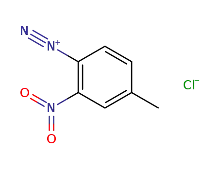 Benzenediazonium, 4-methyl-2-nitro-, chloride