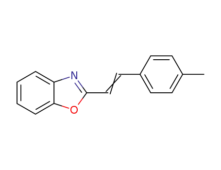 Molecular Structure of 30216-34-3 (Benzoxazole, 2-[2-(4-methylphenyl)ethenyl]-)