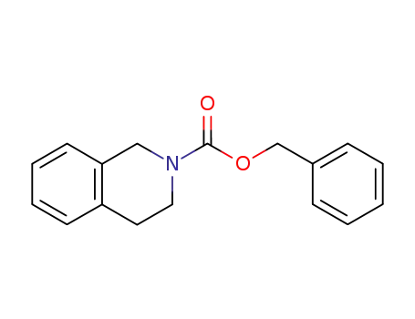 Molecular Structure of 142266-67-9 (benzyl 3,4-dihydroisoquinoline-2(1H)-carboxylate)