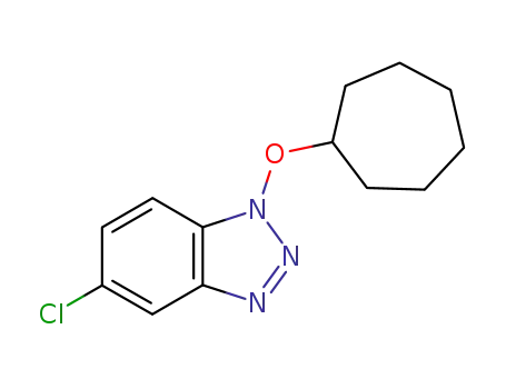 5-chloro-1-(cycloheptyloxy)-1H-benzotriazole