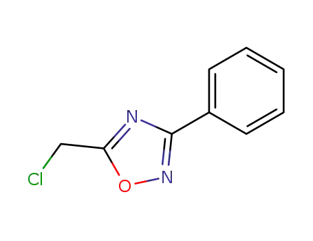 Molecular Structure of 1822-94-2 (5-(CHLOROMETHYL)-3-PHENYL-1,2,4-OXADIAZOLE)