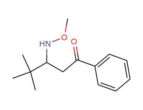 1-Pentanone, 3-(methoxyamino)-4,4-dimethyl-1-phenyl-