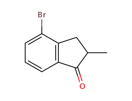Molecular Structure of 174702-59-1 (4-Bromo-2-methyl-1-indanone)