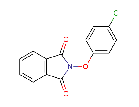 Molecular Structure of 220464-84-6 (1H-Isoindole-1,3(2H)-dione, 2-(4-chlorophenoxy)-)