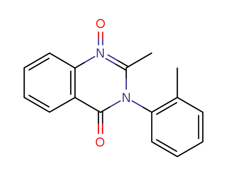 2-Methyl-3-(2-methylphenyl)-1-oxidoquinazolin-1-ium-4-one