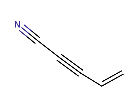 Molecular Structure of 89283-76-1 (4-Penten-2-ynenitrile)