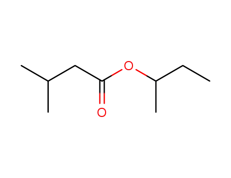 Molecular Structure of 2051-38-9 (sec-butyl isovalerate)