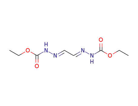 Hydrazinecarboxylic acid, 2,2'-(1,2-ethanediylidene)bis-, diethyl ester (9CI) cas  80805-23-8