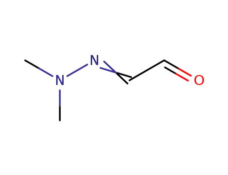 Molecular Structure of 62506-63-2 ((DIMETHYLHYDRAZONO)ACETALDEHYDE)