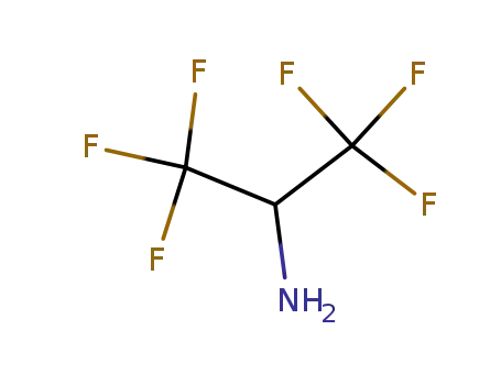 Molecular Structure of 1619-92-7 (1,1,1,3,3,3-HEXAFLUOROISOPROPYLAMINE)