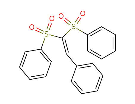 Molecular Structure of 39082-44-5 (Benzene, 1,1'-[(phenylethenylidene)bis(sulfonyl)]bis-)