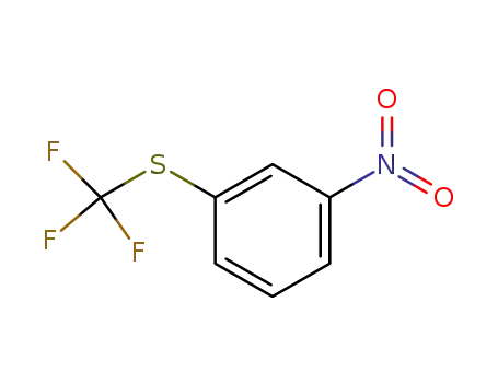 Molecular Structure of 370-47-8 (1-nitro-3-[(trifluoromethyl)thio]benzene)