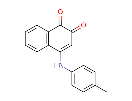 1,2-Naphthalenedione,4-[(4-methylphenyl)amino]-
