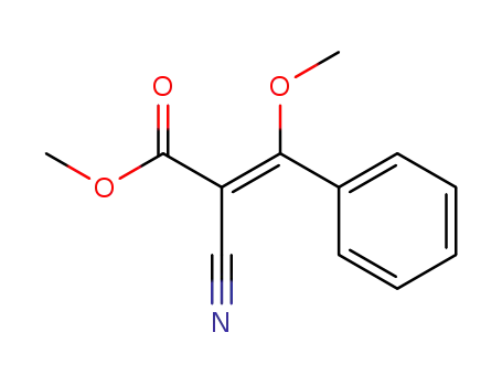 Methyl 2-cyano-3-methoxy-3-phenylprop-2-enoate