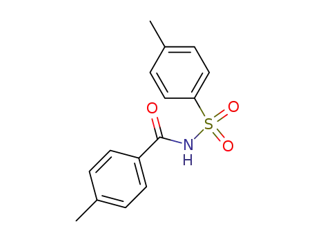 Molecular Structure of 120336-96-1 (4-METHYL-N-(4-METHYL-BENZOYL)-BENZENESULFONAMIDE)
