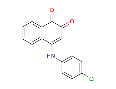4-[(4-chlorophenyl)amino]naphthalene-1,2-dione cas  6373-23-5