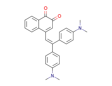 4-[2,2-bis(4-dimethylaminophenyl)ethenyl]naphthalene-1,2-dione cas  79971-22-5