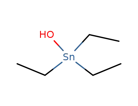 Molecular Structure of 994-32-1 (triethyltin hydroxide)
