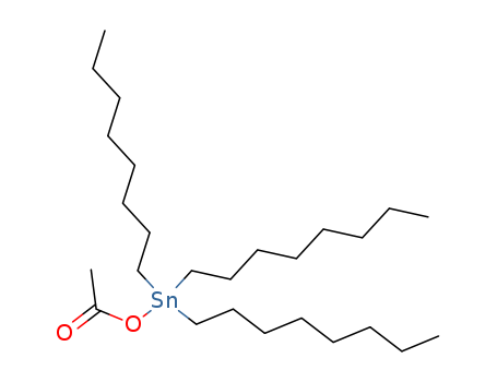 Acetic acid,trioctylstannyl ester