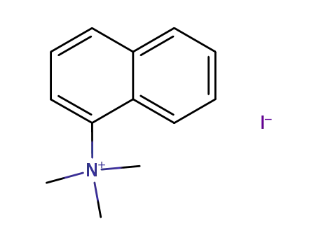 Molecular Structure of 2350-79-0 (1-Naphthalenaminium, N,N,N-trimethyl-, iodide)