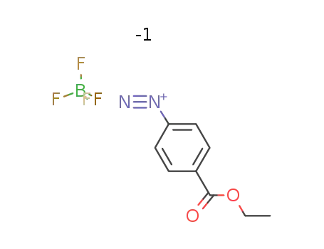 Molecular Structure of 348-06-1 (Benzenediazonium, 4-(ethoxycarbonyl)-, tetrafluoroborate(1-))