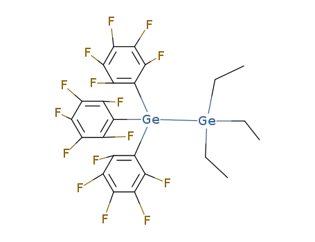 Molecular Structure of 59871-30-6 (Digermane, 1,1,1-triethyl-2,2,2-tris(pentafluorophenyl)-)