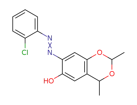 4H-1,3-Benzodioxin-6-ol, 7-[(2-chlorophenyl)azo]-2,4-dimethyl-