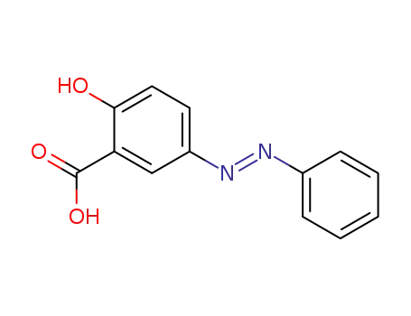 Molecular Structure of 3147-53-3 (5-(phenylazo)salicylic acid)