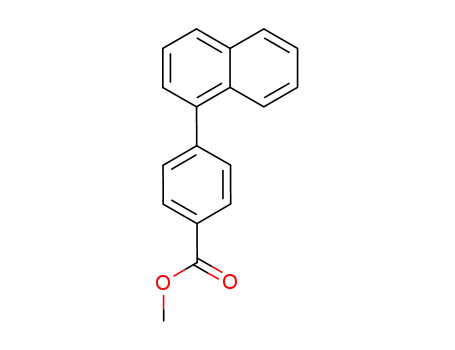 Molecular Structure of 229467-26-9 (Methyl 4-(naphthalen-1-yl)benzoate)