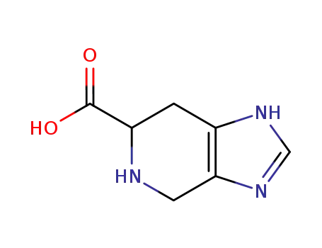 Molecular Structure of 495-77-2 (4,5,6,7-TETRAHYDRO-1H-IMIDAZO[4,5-C]PYRIDINE-6-CARBOXYLIC ACID)
