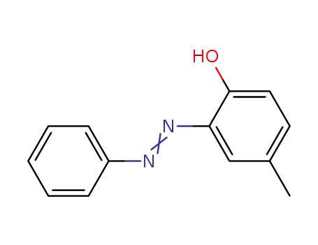 Molecular Structure of 952-47-6 (2-PHENYLAZO-4-METHYLPHENOL)