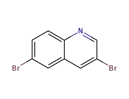 Molecular Structure of 69268-39-9 (3,6-Dibromoquinoline)