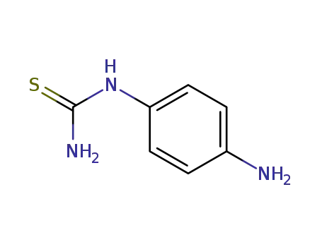 Molecular Structure of 3394-08-9 ((4-AMINO-PHENYL)-THIOUREA)