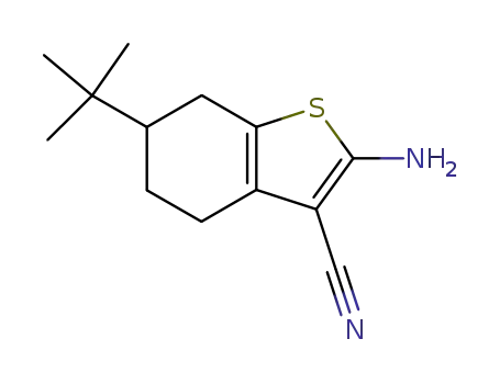 2-AMINO-6-TERT-BUTYL-4,5,6,7-TETRAHYDRO-1-BENZOTHIOPHENE-3-CARBONITRILE