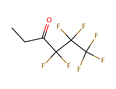 Molecular Structure of 356-23-0 (3-Hexanone, 4,4,5,5,6,6,6-heptafluoro-)