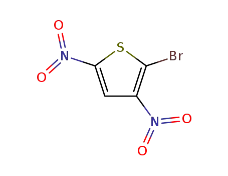 Molecular Structure of 2160-38-5 (2-BROMO-3,5-DINITROTHIOPHENE)