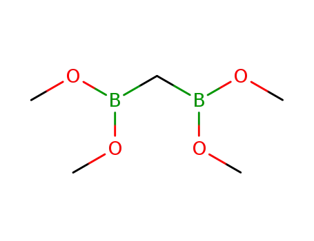 Molecular Structure of 17936-82-2 (Boronic acid, methylenebis-, tetramethyl ester)