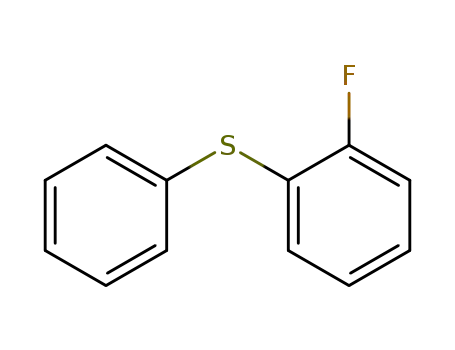Molecular Structure of 61900-51-4 (Benzene, 1-fluoro-2-(phenylthio)-)