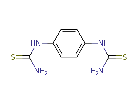 Molecular Structure of 1519-70-6 (1,4-PHENYLENEBIS(THIOUREA))