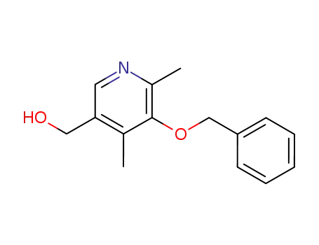 Molecular Structure of 57183-08-1 ((5-(benzyloxy)-4,6-dimethylpyridin-3-yl)methanol)