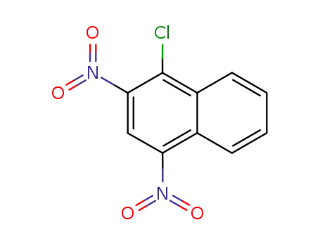 Molecular Structure of 2401-85-6 (1-Chloro-2,4-dinitronaphthalene)