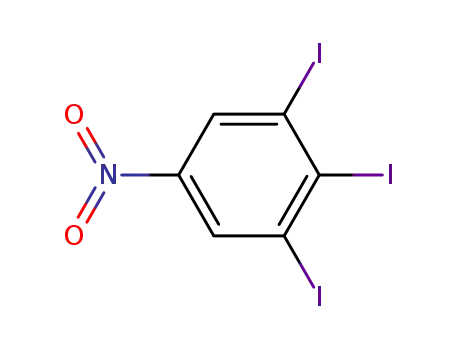 1,2,3-triiodo-5-nitro-benzene cas  53663-23-3