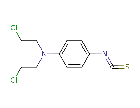 Isothiocyanic acid, p-[bis (2-chloroethyl)amino]phenyl ester cas  17614-68-5