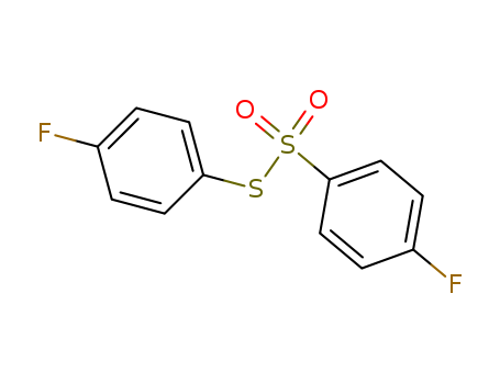 Benzenesulfonothioic acid, 4-fluoro-, S-(4-fluorophenyl) ester