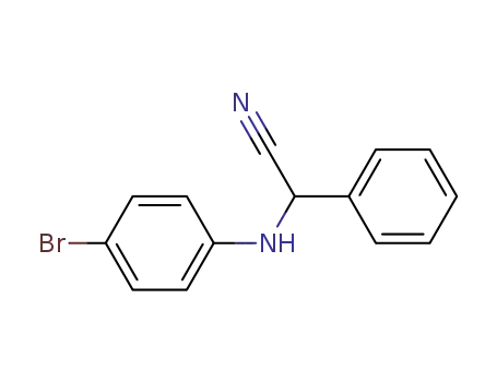 Molecular Structure of 7510-78-3 ([(4-bromophenyl)amino](phenyl)acetonitrile)