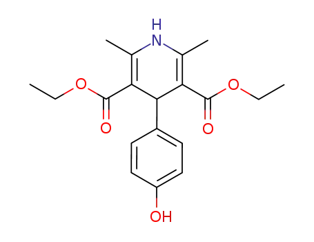 Diethyl 4-(p-hydroxyphenyl)-2,6-dimethyl-1,4-dihydro-3,5-pyridinedicarboxylate
