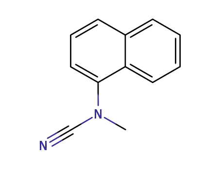 Molecular Structure of 53663-33-5 (N-(1-Naphthyl)-N-cyanomethylamine)