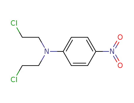 Molecular Structure of 55743-71-0 (N,N-bis(2-chloroethyl)-4-nitroaniline)