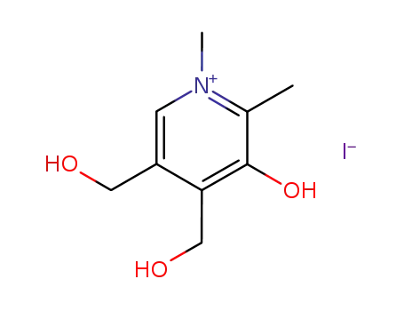 Pyridinium, 3-hydroxy-4,5-bis(hydroxymethyl)-1,2-dimethyl-, iodide